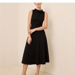 Elegant Black Sleeveless Mini Dress